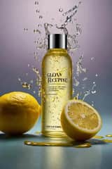 Prompt pour une photographie ultra-réaliste de produit de soin de la peau