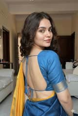 Ultra-Realistic South Asian Woman in Saree Portrait