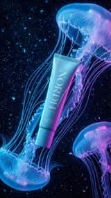 Publicité pour un produit de soin de luxe sous-marin