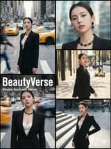 Urban Fashion Magazine Collage Prompt