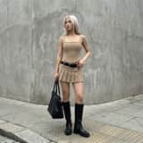 Urban Minimalist Fashion Photography of East Asian Woman