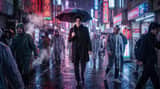 Cena de Detetive Vampiro Cyberpunk