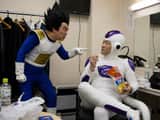 Comédia de Cosplay de Vegeta e Frieza