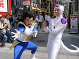 Comédia de Cosplay de Vegeta e Frieza