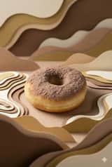 Photographie de produit en studio vertical d'un donut au chocolat (3 variations) (Duplicata)