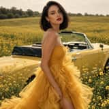 Ritratto Couture in Campo Giallo Vintage