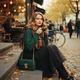 Moda de Café Vintage dos Anos 70