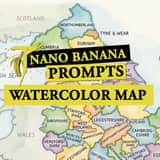 Prompt de génération de carte aquarelle