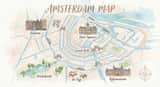 Prompt de Ilustração de Mapa de Viagem em Aquarela
