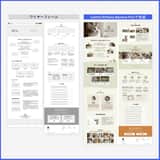 Conception de page web à partir d'une maquette de référence
