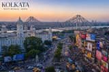 Vista da cidade de Bengala Ocidental