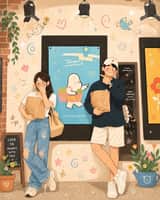 Illustration d'art populaire fantaisiste