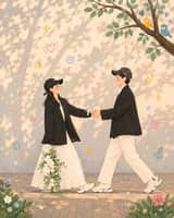 Illustration d'art populaire fantaisiste