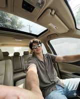 Wide-Angle Car Selfie Replication Prompt