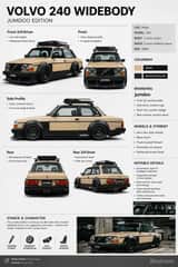 宽体 Volvo 240 规格项目