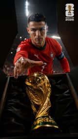 Perspectiva da Revelação do Troféu da Copa do Mundo