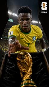 Perspectiva da Revelação do Troféu da Copa do Mundo