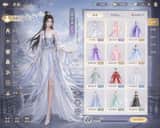 Interface de Guarda-Roupa de Personagem de Jogo Xianxia