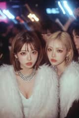 Y2K Nightclub Snapshot with Flash Photography