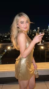 Y2K Rooftop Party Candid Photo reference