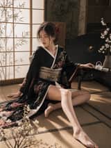 Set de retratos estilo japonés de heredera Yakuza