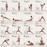 16-Panel Yoga Instructional Storyboard
