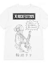 Hand-drawn Yuru-kyara T-shirt Mockup reference