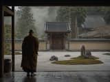 Jardim de Templo Zen Japonês