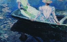 Generación de imágenes de paseos en barco al estilo Monet