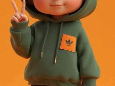 Personnage de garçon Chibi 3D style Pixar