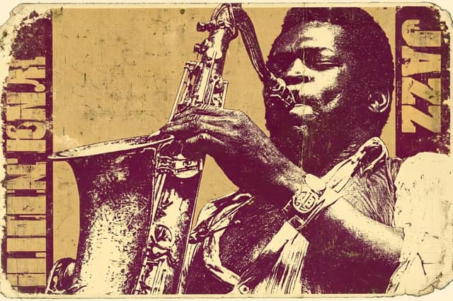 A lithograph poster of a Subject