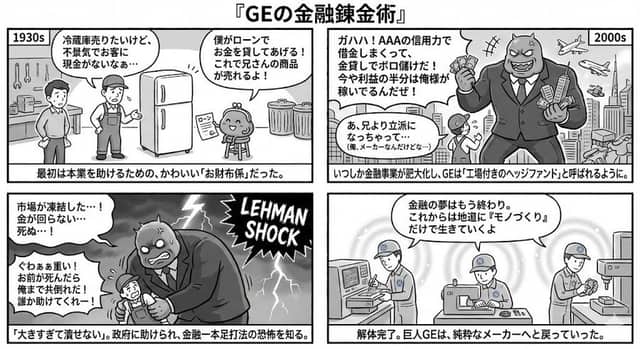 Generating 4-Panel Manga on GE's Financial History