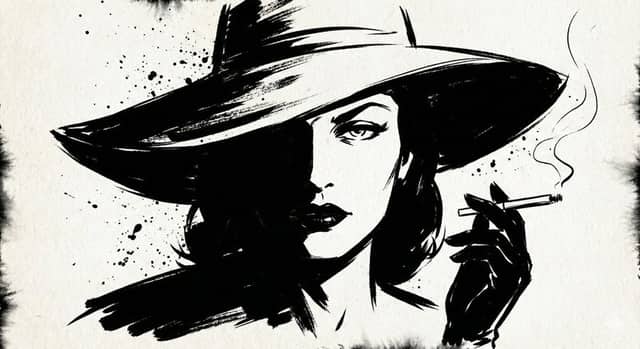 Ink Noir Portrait Generation Prompt
