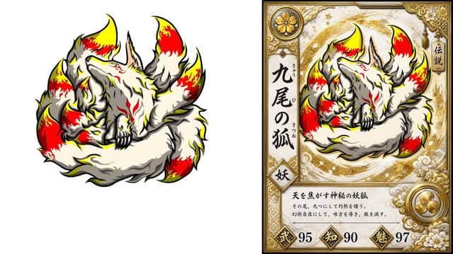 Nine-Tailed Fox Trading Card