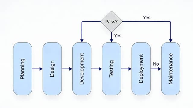 Professional SDLC Flowchart