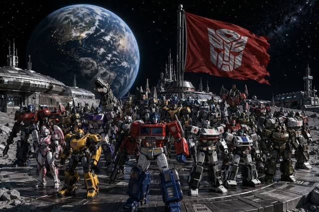 Prompt de Cenas Espaciais de Transformers