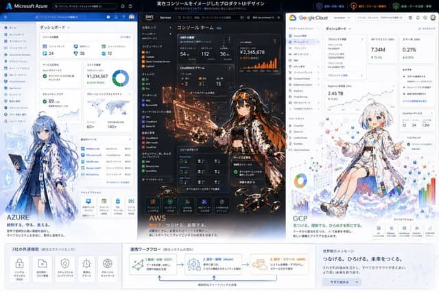 Infographie anime d'interface utilisateur Tri-Cloud