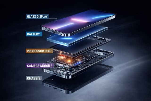 Foto de Produto de Smartphone Futurista Ultra Premium