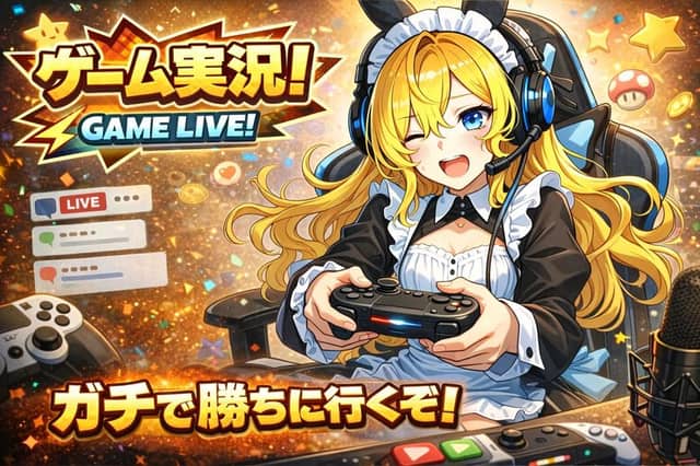 VTuber Gaming Thumbnail Creation Prompt