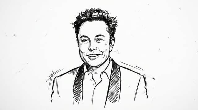 Illustration d'animation sur tableau blanc épurée