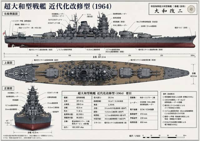 Japon Savaş Gemisi Modernizasyon Taslağı