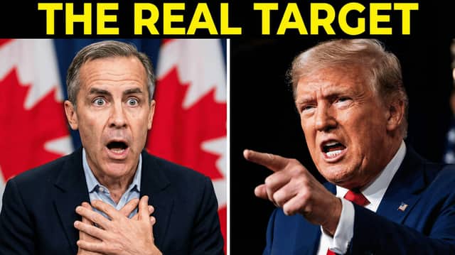 YouTube Thumbnail Prompt: Political Split Screen