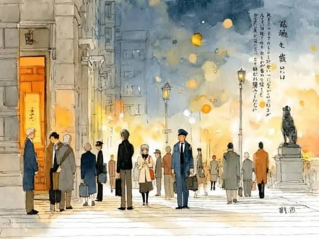 Create a cinematic watercolor illustration of Location
