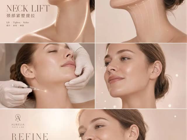 Create an ultra-premium aesthetic medicine campaign poster