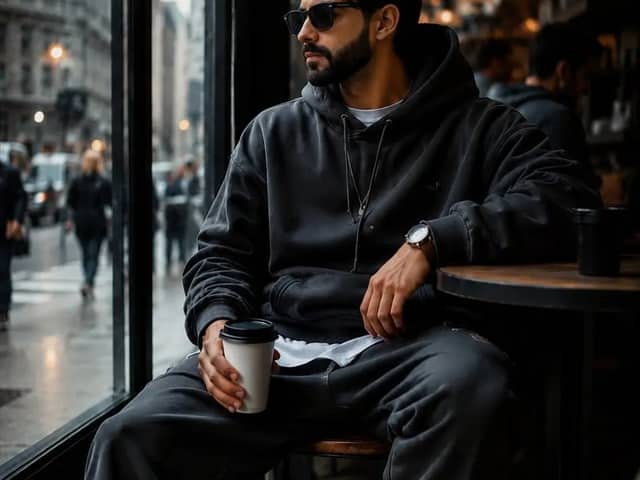 Ultra-realistic cinematic DSLR photograph of a stylish young