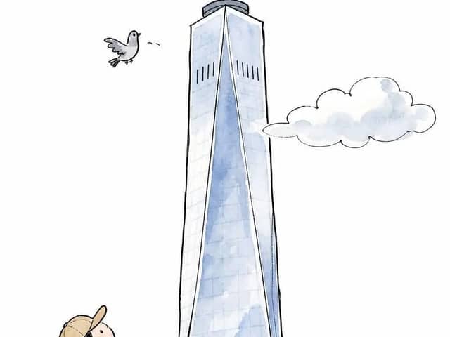 A minimalist hand-drawn doodle illustration of ICONIC