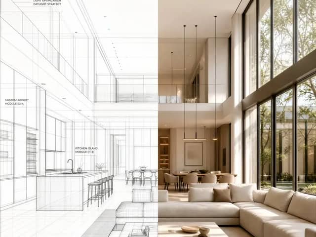 One continuous open-plan residence