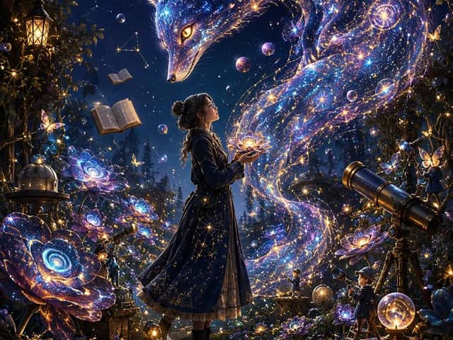 Create an ultra-cinematic fantasy masterpiece in portrait (4