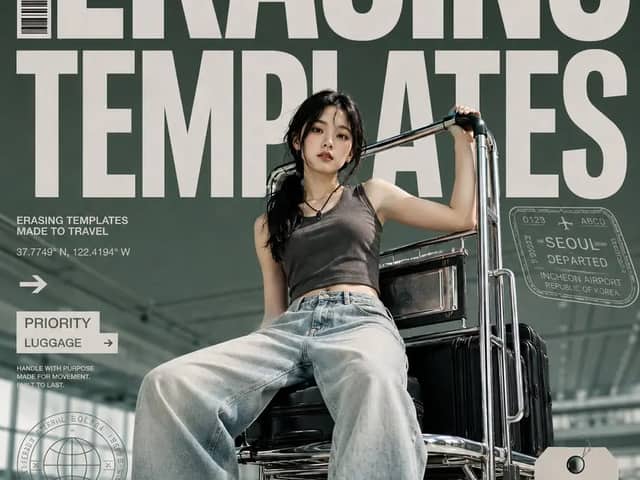 An ultra-realistic premium fashion advertising campaign