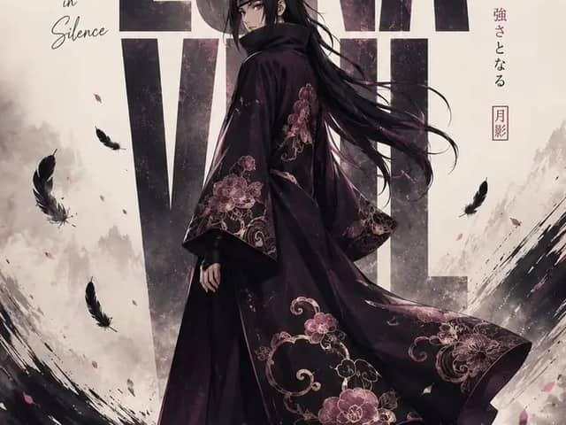 Create a premium viral cinematic anime editorial poster